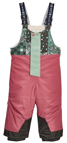 first instinct by killtec Niños Pantalones de esquí/Pantalones funcionales con Tirantes y protección contra la Nieve FISW 44 MNS SKI PNTS, Dark Rouge, 86/92, 43393-000