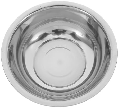 Veemoon Bassine En Acier Inoxydable Épais 32 Cm Polyvalente Pour Bain De Pieds Visage Et Lavage Ménager