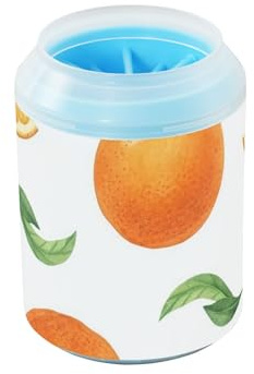 ODAWA Pet Paw Cleaner Orange Fruit Silikon Pfotenreiniger