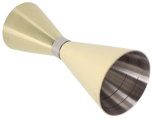 Mipcase Doseur Double Acier Inoxydable 30/60 Ml Mesures Intérieures, Jigger pour Barman, Usage Bar et Préparation de Cocktails à Domicile