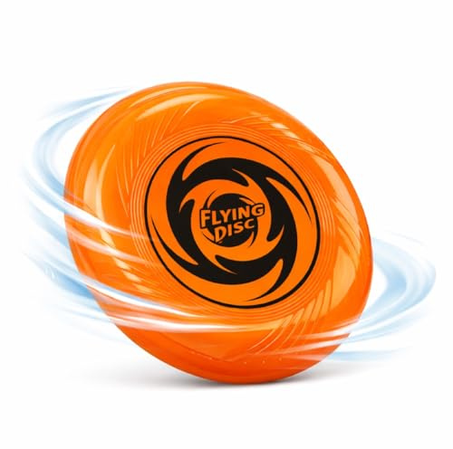 TK Gruppe Timo Klingler Frisbee - Disco de lanzamiento para niños y adultos, como juguete de jardín y playa (naranja)