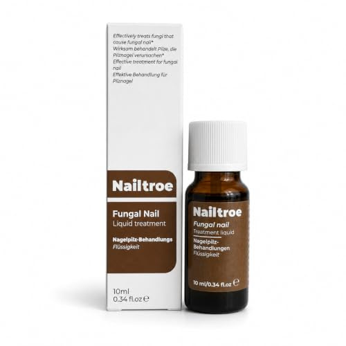 Mycose Ongles des Pieds - Traitement Antifongique Puissant, Soin Réparateur pour Ongles Abîmés, Nailtroe Formule Purifiante et Protectrice sans Colorants, 10ml