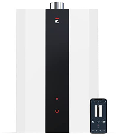 SMARTHOME 15 LPM Indoor Flüssigpropan-tanklos-Warmwasserbereiter, 50 mbar