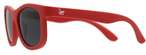 Surf Monkey Occhiali da sole POLARIZZATI bambino/a | Protezione UV400 100% raggi UVA e UVB Sicuro | Senza BPA | 3 – 12 anni (Rosso)