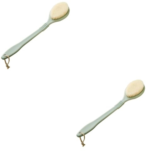 Beavorty 2stücke Handle Bath Brush Flexible Exfoliating Body Scrubber Für Effektive Reinigung Für Täglichen Gebrauch Tragbar Und Leicht Zu Lagern