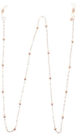WRITWAA 3stücke Damen Brillenkette Roségold Stilvolles Eyewear Strap Mit Anti-rutsch-funktion Für Sonnenbrillen Und Lesebrillen Für Sport Und Freizeit Eyeglass Chain Für Sicheren Halt