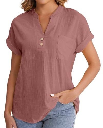 Chemises de Lin en Coton pour Femmes, vêtements de Noël pour Les Femmes, Top, Tee Shirt Femme Manche Longue, Top Soiree, Pull argenté Femme, Blouse Paillettes Femme, Tops, Chemise en Lin féminine