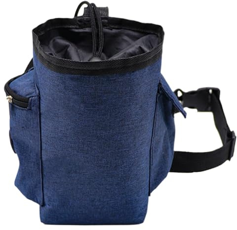 Borsa per gesso per arrampicata su roccia, arrampicata su roccia, organizer per gesso con tasca con cerniera e cintura regolabile in vita, per sollevamento pesi e ginnastica