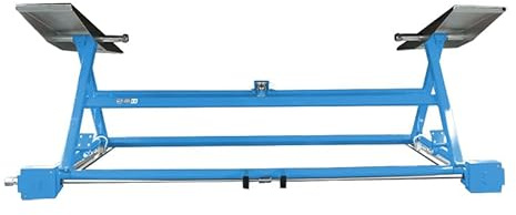 Mobile Hebebühne mechanischer mobiler Heber Blau