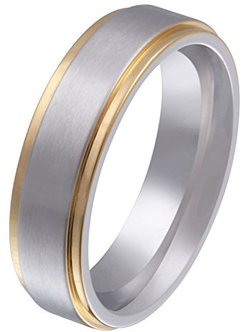 Juwelier Schönschmied - Herren Freundschaftsring Partnerring Ehering Macianos Edelstahl 112Hac