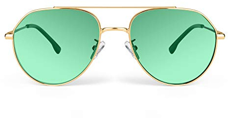 PRiSMA Sonnen-Brille FLORENZ - Sunblocker-Brille - SunProtect Grün - BALANCE