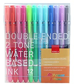 My Color Duo dubbelfärgad penna set med 12