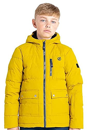 Dare 2b Folly Jacket Kids Ski/Lifestyle wasserdichtes und atmungsaktives recyceltes Material, fixierter Schneefang, hochwarme Wattierung und getapte Nähte für absolute Wasserdichtigkeit