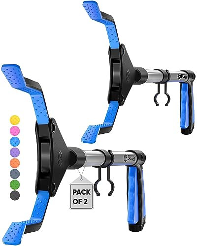 SLAH Greifzange für Senioren 32 Aluminium Müllzange, Drehbar Müllgreifer, rutschfest Gummi Greifer, Faltbare Kinder,Langer Greifarm, Greifhilfe für Menschen mit Behinderung, 81 CM