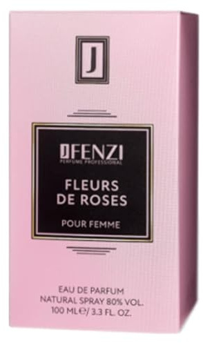 JFenzi Fleurs De Roses Femme - Eau de Parfum da donna, 100 ml