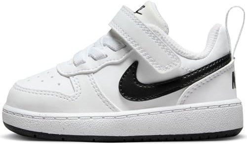 NIKE Court Borough Low RECRAFT (TD), Sneaker, White/Black, 17 EU