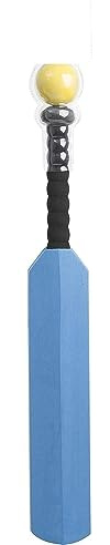 MantraRaj Foam Cricket Bat And Ball Set 60CM For Kids Toddler Fun Sport EVA Foam Tennis Toys 1 Racket and 1x Ball, Lightweight Training Aid Sport Playing Toys for Outdoor (Blue)