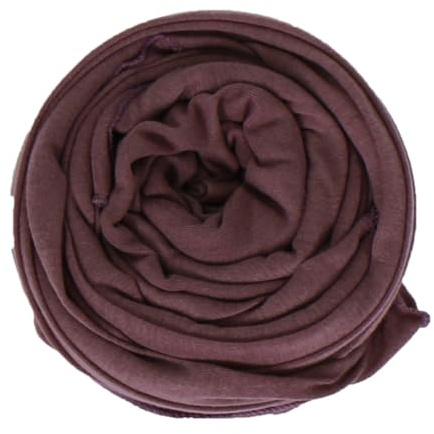 Whakano Einfarbig Damen Schal Scarf Kopftücher Leicht Weicher Halstuch,Soft Schal Stola,Elegant Lange Schal,übergroßer Quadratisch Schal,80 x 180cm,für Frühling Sommer Ganzjährig,Leichter Kaffee