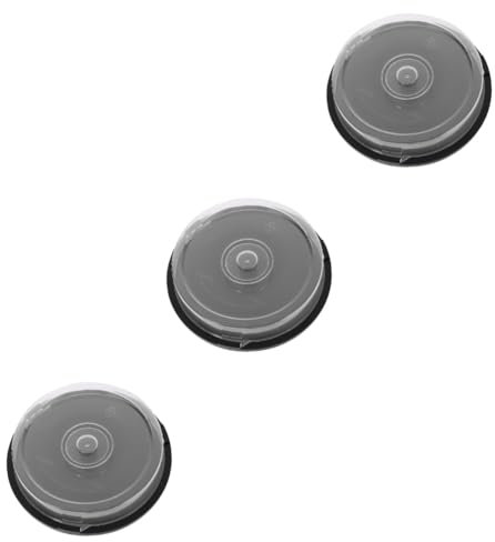 Uonlytech 3stücke Cd-aufbewahrungseimer Aus Robustem Material Tragbarer Dvd-behälter Für Discs Für Zuhause Büro Und Reisen Praktischer Und Cd-organizer Für Jeden Bedarf