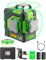 LasGoo LG-3DMAX Niveau Laser 3x360° Vert, Laser Croisé Auto-Nivellant 3D, 2 Batteries Lithium Rechargeables, Adaptateur de Réglage, Lunettes et Étui Rigide