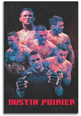 Zyfene Impression sur toile Dustin Poirier Boxer 40 x 60 cm
