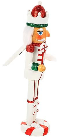 Cabilock Adorno De Cascanueces De Madera Soldado Navideño Decoración De Escritorio para Fiestas De Navidad Adornos De Interior
