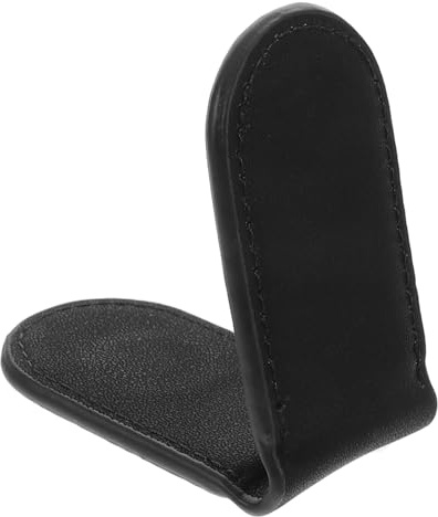 TEMPNAP Pince à Billets Simple pour Homme Porte-Monnaie Magnétique Cuir PU Pince à Billets Pratique pour Usage Quotidien