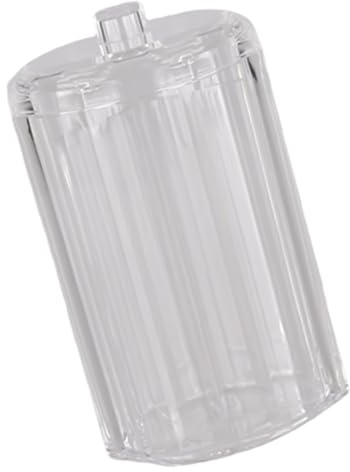 Porte-coton Étui De Rangement Pour Outils Cils Conteneur D'écouvillons Organisateur Maquillage Rond Avec Couvercle Boîte Rangement Pour Outils Cils Organisateurs Maquillage Round