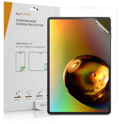 kwmobile 2x Pellicola Protettiva Compatibile con Samsung Galaxy Tab S10 FE / S10 Lite / S9 FE / S9 - Set Pellicole Touchscreen - Pellicola Antiriflesso e Anti-Impronte per Tablet