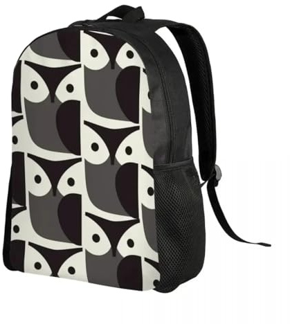 ASDCTYTKO Männer Frauen Schule College-Studenten Schultaschen Laptoptaschen Eulen-Rucksack Festivalgeschenk