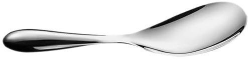 VICASKY Cucchiaio per Riso in Acciaio Inox, Argento, Multiuso, Testa Grande, Riutilizzabile, Cucchiaio da Riso per Cucina