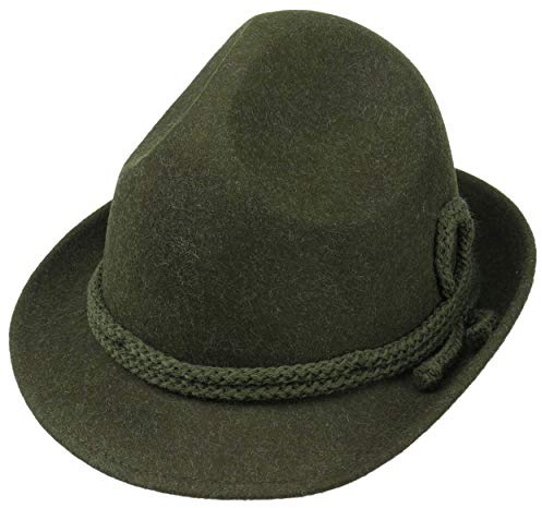 LIPODO Dreispitz Cappello Feltro Lana Tricorno Cordino Decorativo Handmade Made in Italy Unisex Estate Inverno