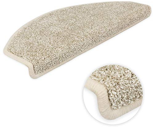 Kettelservice-Metzker Stufenmatten Ventura Halbrund Einzeln und SparSet's Beige 14 Stück