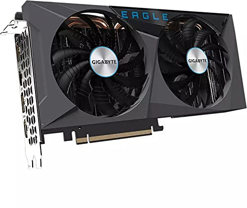 GIGABYTE RTX 3060 Ti Eagle 8G (rev. 2.0) NVIDIA GeForce RTX 3060 Ti 8 Go GDDR6 Noir