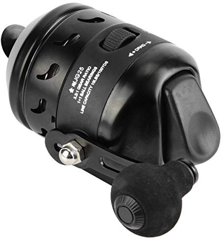 BuyWeek Angelrolle, Schwarz Casting Spinnrolle Innenschnurschießen Geschlossene Angelrollen für Meeres Süßwasserangeln