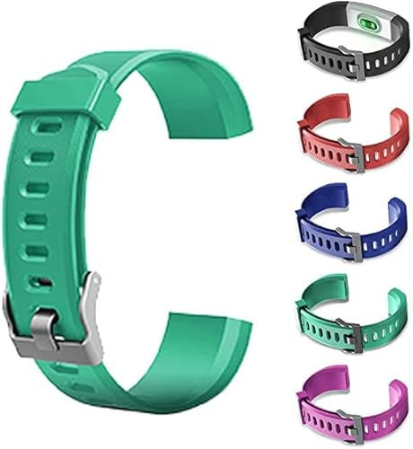 1 bracelet de rechange pour montre intelligente ID115Plus HR, bracelet de rechange réglable en silicone souple, bracelet de rechange coloré pour montre connectée Fitness Tracker (pas de traqueur)