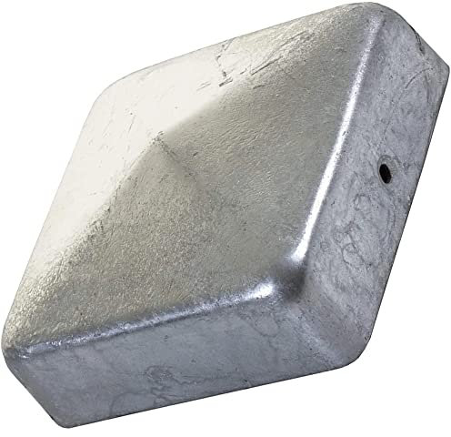 Fence Posts Caps 70mm x 70mm Metal Cap Pyramid Post Covers (Pack of: 10)