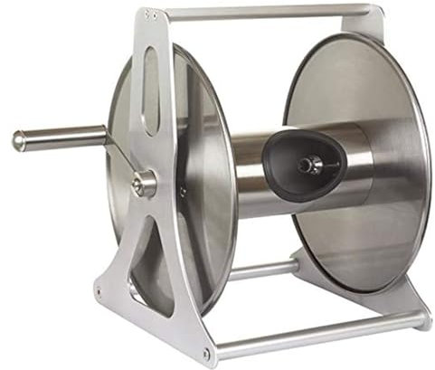 Profi Metall Schlauchtrommel Schlauchtrommel Wandmontage Edelstahl Gartenschlauchtrommel Schlauchwagen für Garten Balkon