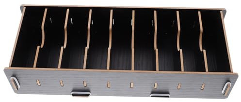 DIKACA Zeitungsständer Postsortierer Dokumentenorganisator Aktenregal Teebeutelhalter aufbewahrungsdose storage boxes aubewahrbox Sonnenbrille Teiler Karteikarte Container Tablett hölzern