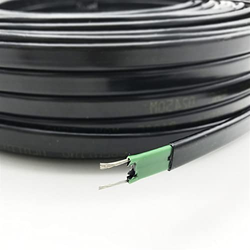 Schutzkabel Elektrischer Frostschutz-Heizdraht for Dachwasserrohre, selbstregulierendes Frostschutz-Heizkabel, elektrischer Heizdraht 12 V 24 V 110 V 220 Volt Erdungskabel ( Size : 8m , Color : 12V 15
