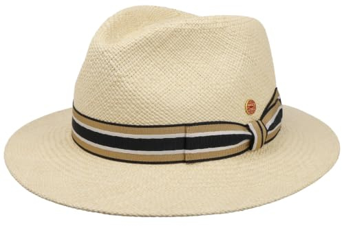 Mayser Mathis Panamahut UV Schutz Made in EU Herren Damen Sommer Winter Natur XL (60-61 cm)