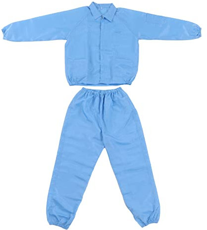 Natudeco Werkstatt-Schutzoveralls, antistatische Arbeitsanzüge, ESD-Overalls, Anzüge, geteiltes Design, Arbeitsoverall für die Mikroelektronik-SMT-Werkstatt (XXXXL)