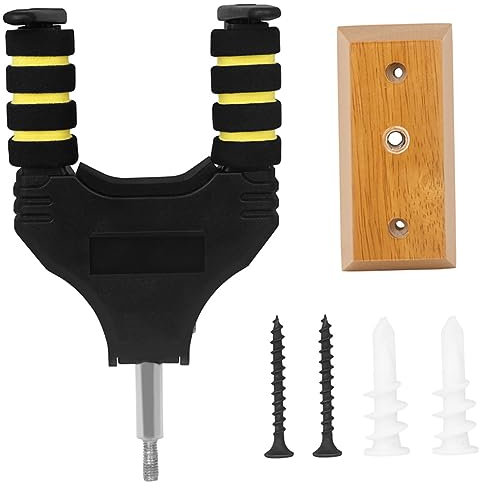 ibasenice Gitarren-wandhalter Gitarre Und Ukulele Robuste Metallkonstruktion Mit Selbstverriegelndem Mechanismus Kompakte Für Einfache Wandmontage Und Sichere Aufbewahrung