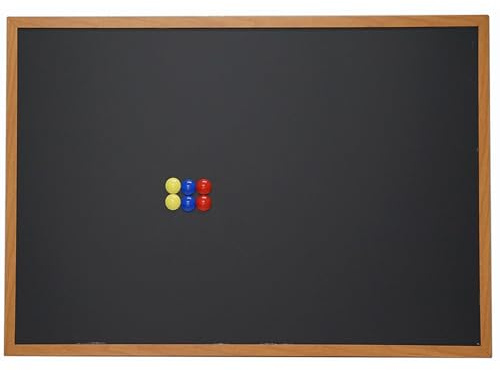 Gr8 Home Magnetic Chalkboard Wall Mounted Office Home School Cafe Bar Kitchen Menu Memo Blackboard Wooden Framed Notice Board Sign 45cm x 60cm