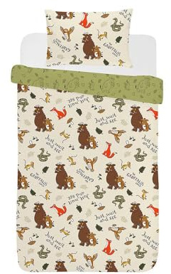 The Gruffalo's Child Single Duvet Cover and Pillowcase Set (SR1-GRU-CLD-12)