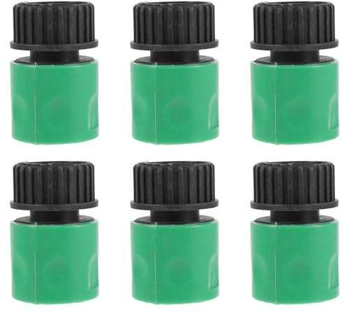 SUPVOX Lot de 6 Raccords Rapides en Laiton 3/4 Pouce pour Tuyau D'arrosage Filetage Intérieur, Accessoires Jardinage Anti-Fuite, Connexion Tube Solide et Fiable