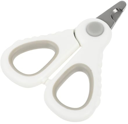 TOYANDONA Pet Cat Nail Clipper and Dog Nail Cutter with Safety Handle Gray Non-Slip for Small Pets Suitable for Beginner Grooming and Claw Care