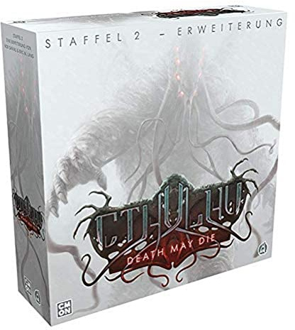 CMON, Cthulhu: Death May Die – Staffel 2, Erweiterung, Expertenspiel, Dungeon Crawler, 1-5 Spieler, Ab 12+ Jahren, 90+ Minuten, Deutsch, Mehrfarbig, Bunt