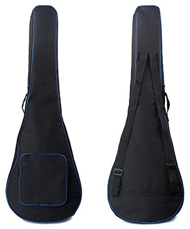 Alnicov Cigar Box Gitarrentasche, wasserabweisend, mit Nylon-Handschlaufe für Cigar Box Gitarre, Schwarz