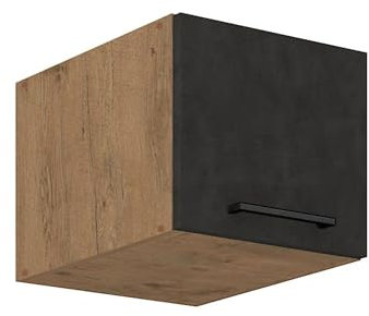 Kuechen-preisbombe Vigo Aufsatzschrank Hochschrank 40 cm Eiche Lancelot Matera Grau Küchenzeile